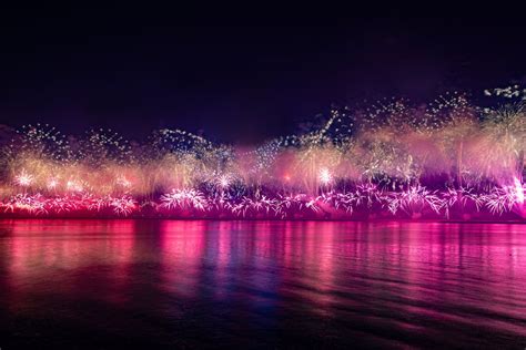 Fireworks Display over Body of Water during Night Time · Free Stock Photo