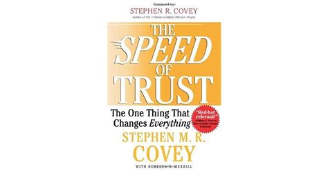 The Speed of Trust | The speed of trust, Book lists, Quick reads