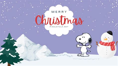 Snoopy Christmas Lights Wallpaper