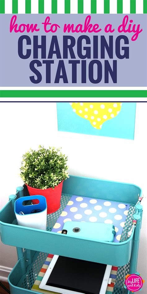 Sleep Better with a DIY Charging Station - My Life and Kids