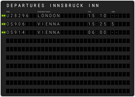 Innsbruck Airport Departures [INN] Flight Schedules & departure