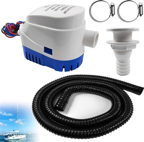 Amazon.com: Automatic Boat Bilge Pump Kit for Boats, 1-1/8 Inch Bilge Pump Plumbing Kit ...