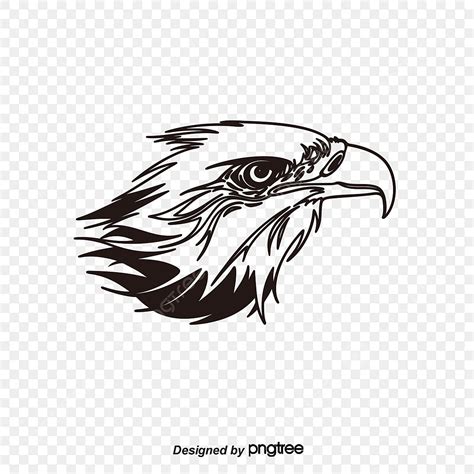 Eagle Logo Hd Transparent, Black And White Eagle Logo, Black And White, Eagle, Animal PNG Image ...