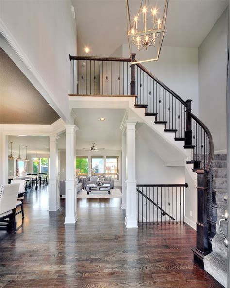 cool 2 Story Entry Way, New Home, Interior Design, Open Floor Plan ...