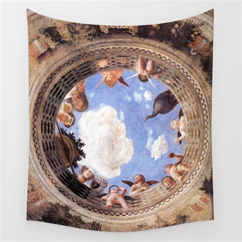 Camera degli Sposi Renaissance Cherub Painting Wall Tapestry by ...