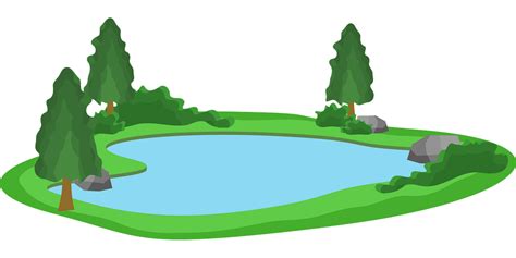 Download Pond, Nature, Lake. Royalty-Free Vector Graphic - Pixabay