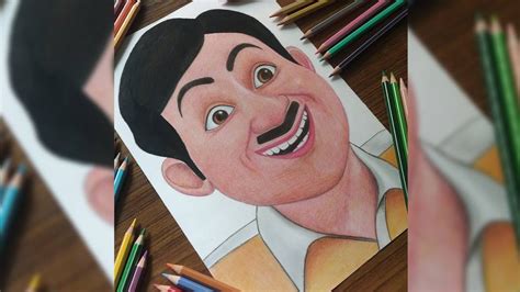 Jethalal cartoon character #drawing by #pranshudobriyal | Drawing ...