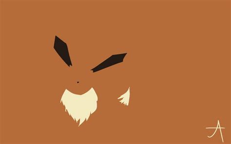 Download free Minimalist Pokémon Eevee Art Wallpaper - MrWallpaper.com