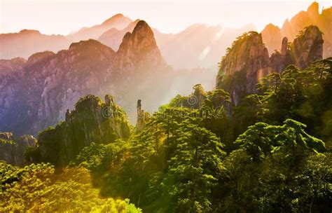 Mount huangshan. The mount huangshan sunrise in anhui province in china , #AFFILIATE, #mount, # ...