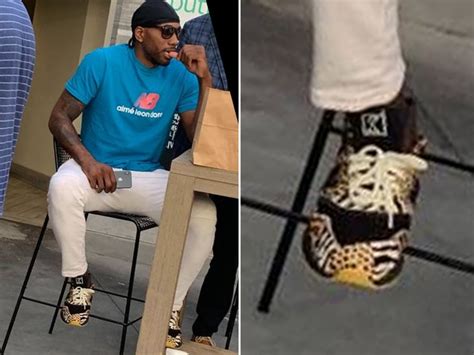 Kawhi Leonard Rocks Unreleased 'Animal Print' New Balance Shoes