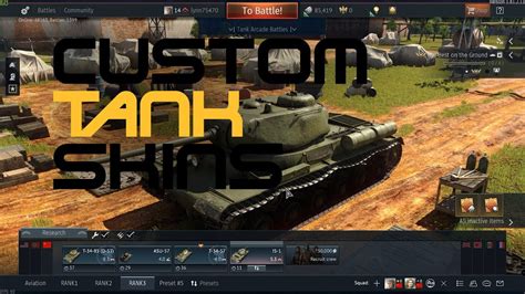 War Thunder - Custom Tank skin tutorial - YouTube