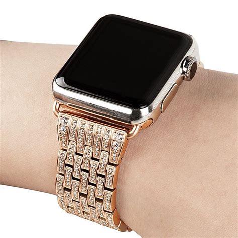 Women Dress Watchband For Apple Watch Band 38mm 42mm Crystal Watch Band ...