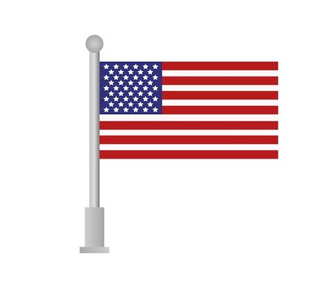 Premium Vector | United states flag