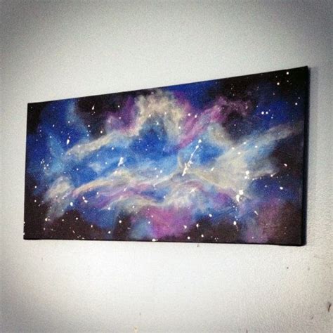 Galaxy Out of this World Nebula Acrylic Canvas Painting | Etsy ...