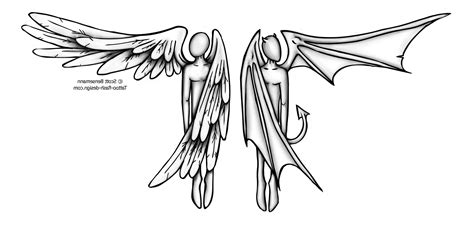 Devil Wings Drawing at GetDrawings | Free download