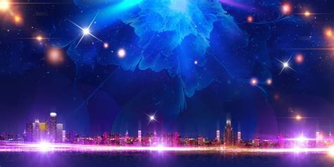 Star City Night Background, Star, City, Night Background Image And Wallpaper for Free Download