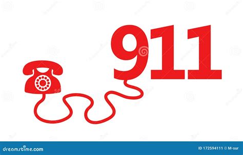 911 - Llamada De Emergencia Desde El Teléfono Hasta El Número De Teléfono De Línea Directa ...