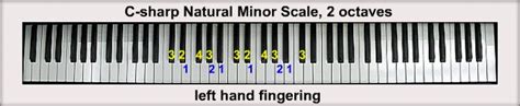 The C-sharp Minor Scales