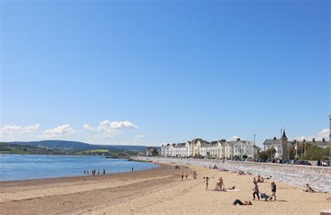 Exmouth Beach - Photo "Looking West along the Beach" :: British Beaches