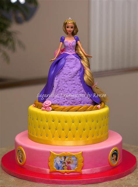 Princess Rapunzel Cake - Decorated Cake by Sugaristic - CakesDecor