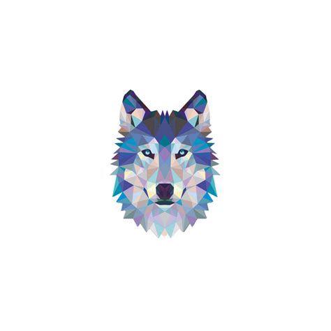 Geometric Wolf Wallpaper