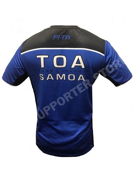 Samoa Rugby League Toa Samoa Pacific Test Training T Shirt Sizes XS-7XL ...