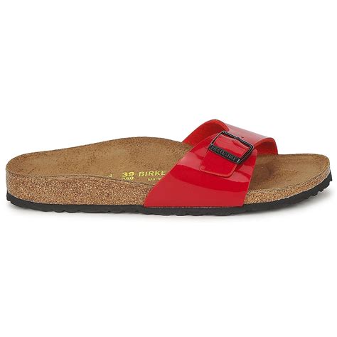 Birkenstock Madrid Red Patent Womens Sandals | eBay