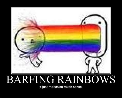 Barfing Rainbows Motivator by ilikecheeze64 on DeviantArt