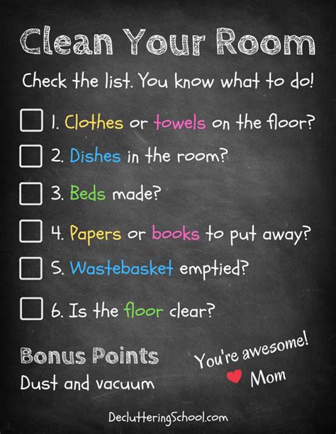 Cleaning The Bedroom Checklist | www.resnooze.com