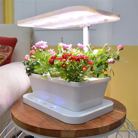 Indoor Gardening Kit Smart Hydroponics Plant Growing System + LED Grow Light 27W | eBay