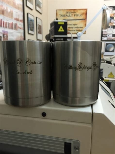 Yeti Cup Engraving | Personalized Yeti Cups | Gray Laser Engraving