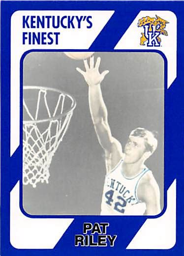 Pat Riley Basketball Card (Kentucky Wildcats, Player) 1989 Collegiate ...