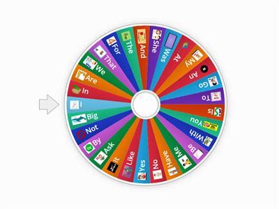 Sight word wheel nouns - Teaching resources