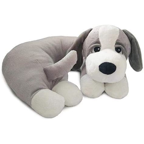 The Dog Pillow Company Plush Pet Pillow/Dog Neck Pillow for Upper Spine and Calming Support ...