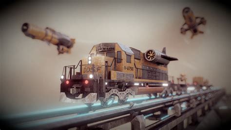 Dieselpunk Challenge - Sky Train - 3D model by Ivanix88 [5596479 ...