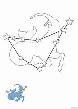 Capricorn Symbol coloring Page In JPG PDF  Download Templatenet sketch template