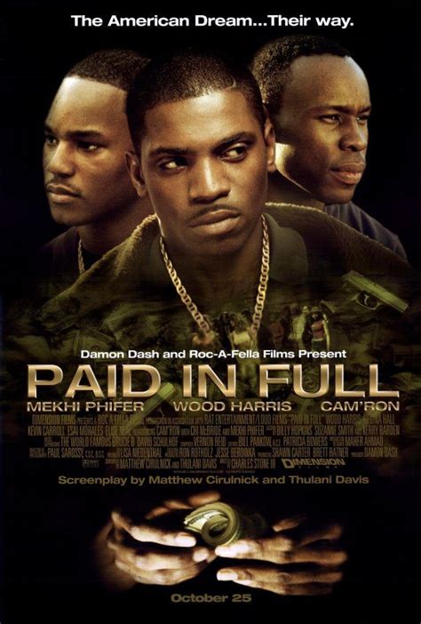 Paid in Full 11x17 Movie Poster (2002) | African american movies, Movie posters, Full movies