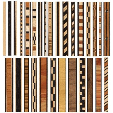 Wood Inlay Strips PDF Woodworking