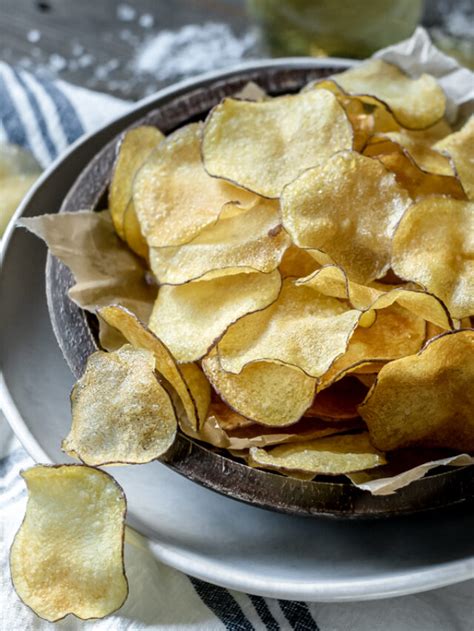 Crispy and Light Homemade Potato Chips | Peak to Plate