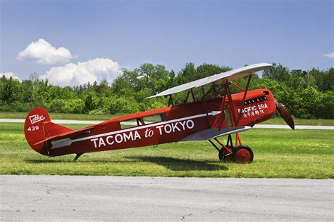 Red 1923 Fokker CIVA Vintage Biplane Photo Poster Print Photograph by Keith Webber Jr - Fine Art ...