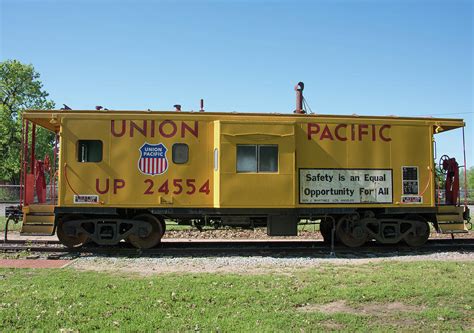 Union Pacific Caboose 24554 Photograph by JG Thompson - Fine Art America