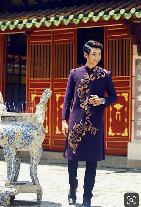 Vietnamese Men, Vietnamese Dress, Vietnamese Traditional Dress, Traditional Dresses, Chinese ...