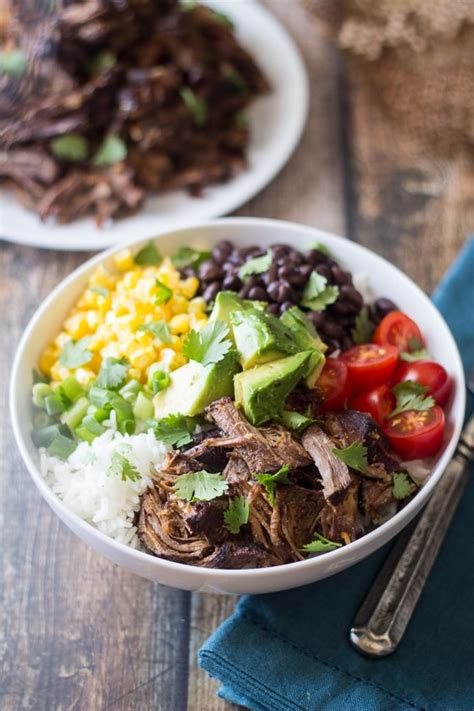 Barbacoa Beef Bowls Recipe - The Wanderlust Kitchen