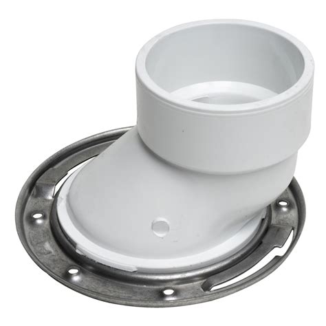 Oatey® PVC Offset Closet Flange with Stainless Steel Ring | Oatey