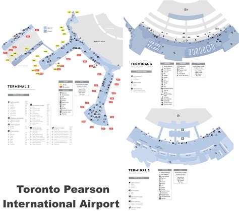 Exploring Toronto Pearson Airport Map: Your Ultimate Guide - Map Of The Usa