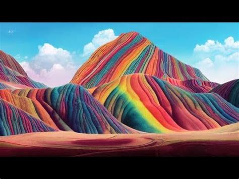 Rainbow mountain in China | The Rainbow mountain of Peru | most colourful mountain | most ...