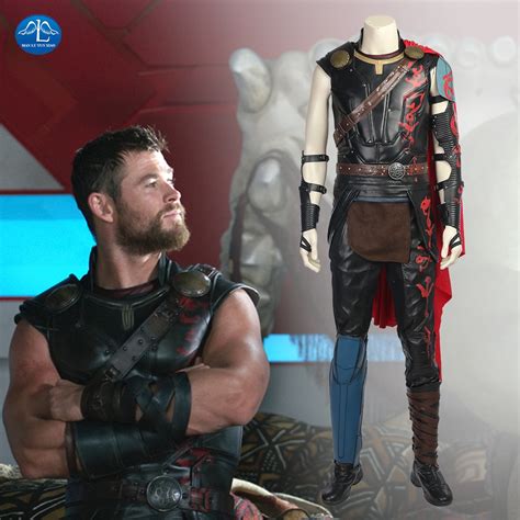 Movie Thor Ragnarok Cosplay Thor Odinson Costume Men Thor Cosplay ...