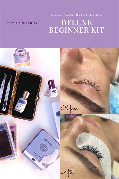 Deluxe Beginner Kit for Eyelash Extension - Thousand Lashes in 2020 | Eyelash extensions ...