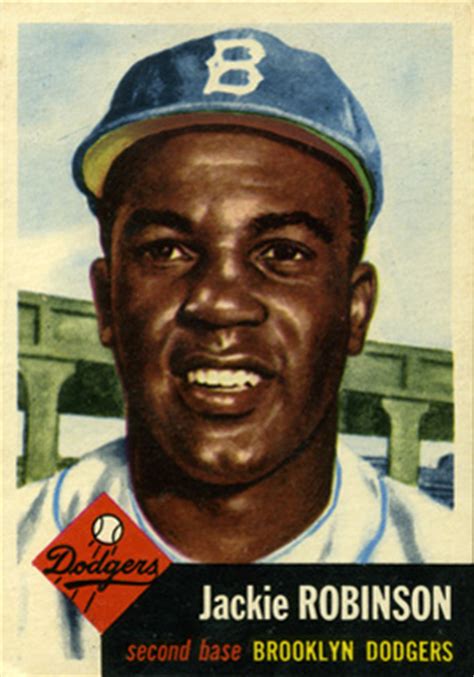 1953 Topps Jackie Robinson #1 Baseball Card Value Price Guide