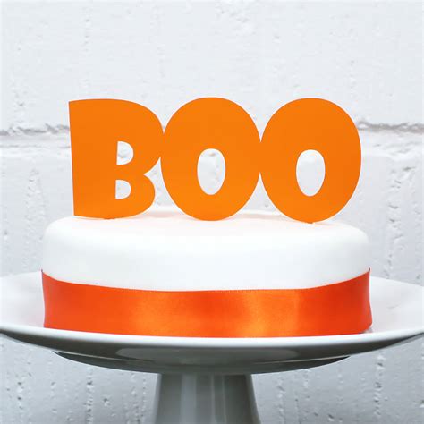 Halloween Boo Cake Topper By Rocket And Fox | notonthehighstreet.com